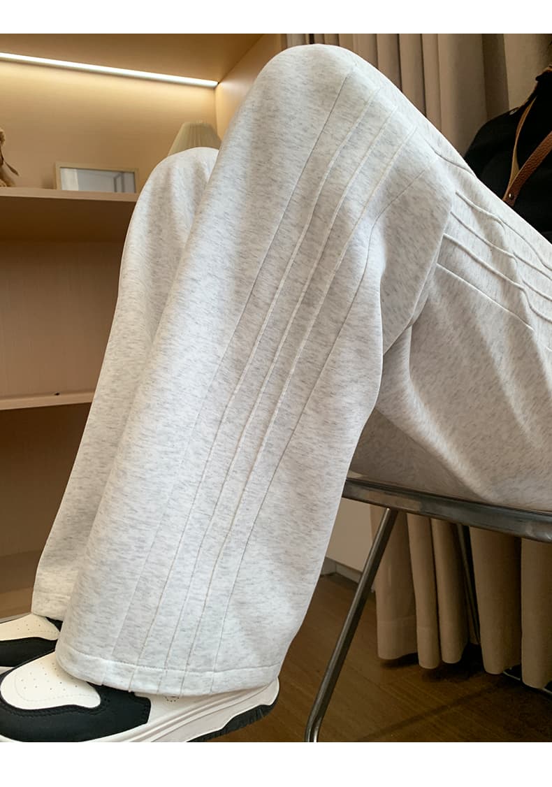 グレー パンツ リラックスストレッチジョガーパンツ