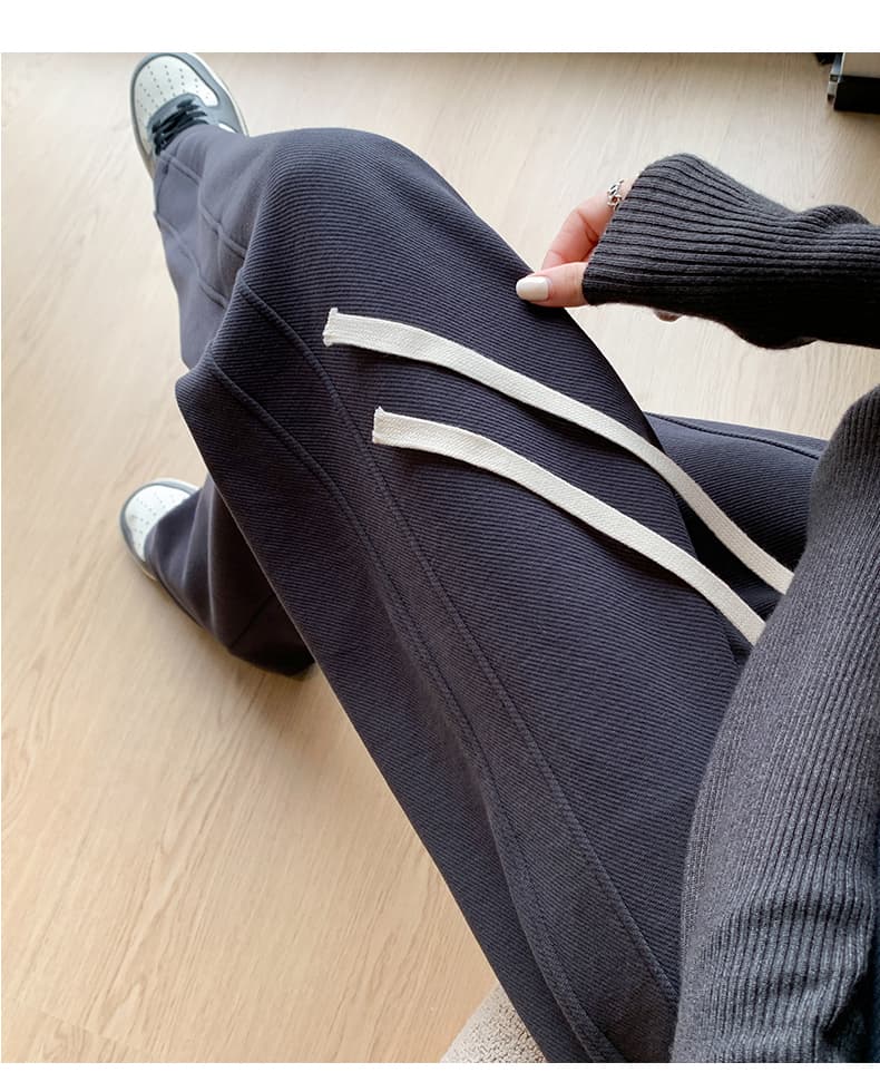 スラックスパンツ リラックス ドロスト ロングパンツ