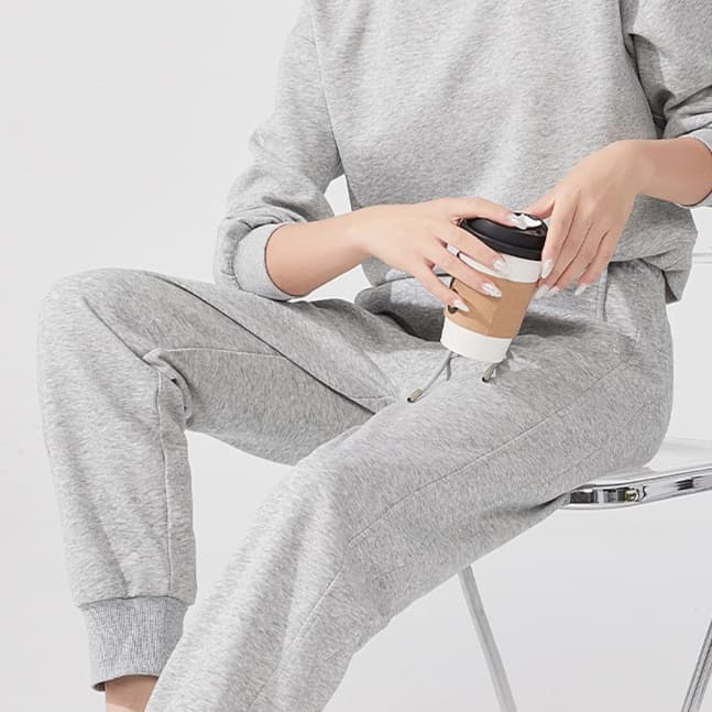 グレー パンツ リラックス スウェットパンツ ジョガー