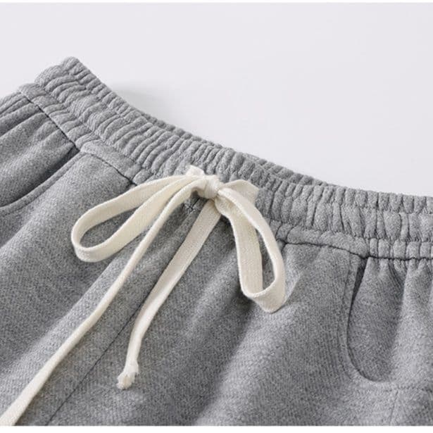 グレー パンツ グレー パンツ リラックスニットワイドパンツ