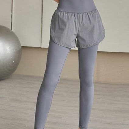 グレー パンツ グレー パンツ 二重構造ポケット付きスポーツスキニー