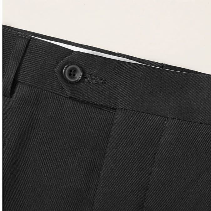 グレー パンツ 上質シルエット フォーマルスラックス