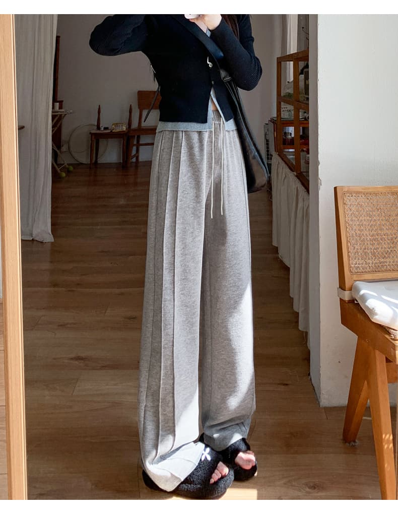 グレー パンツ リラックスストレッチジョガーパンツ