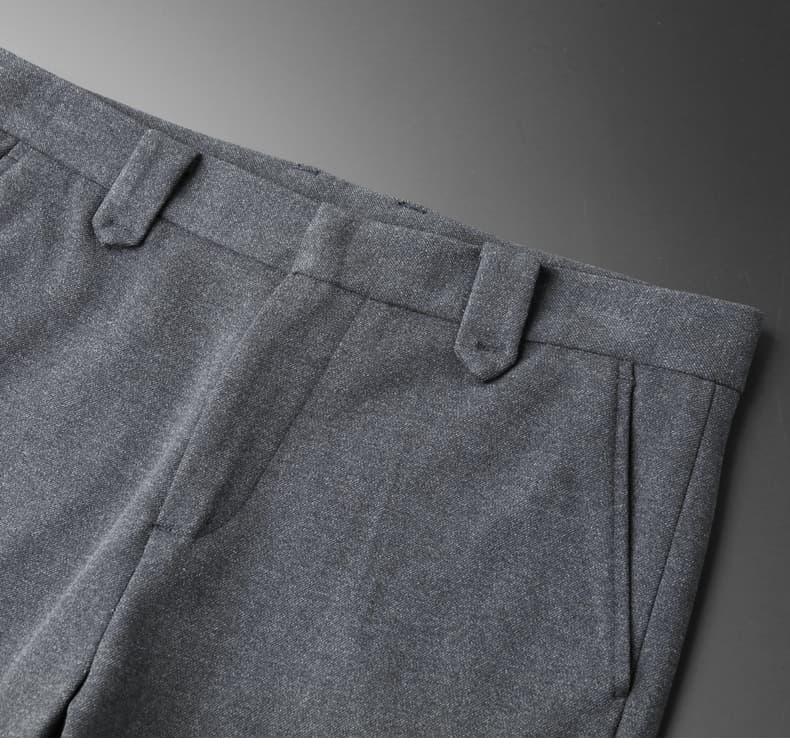 グレー パンツ ビジネス向けスラックス