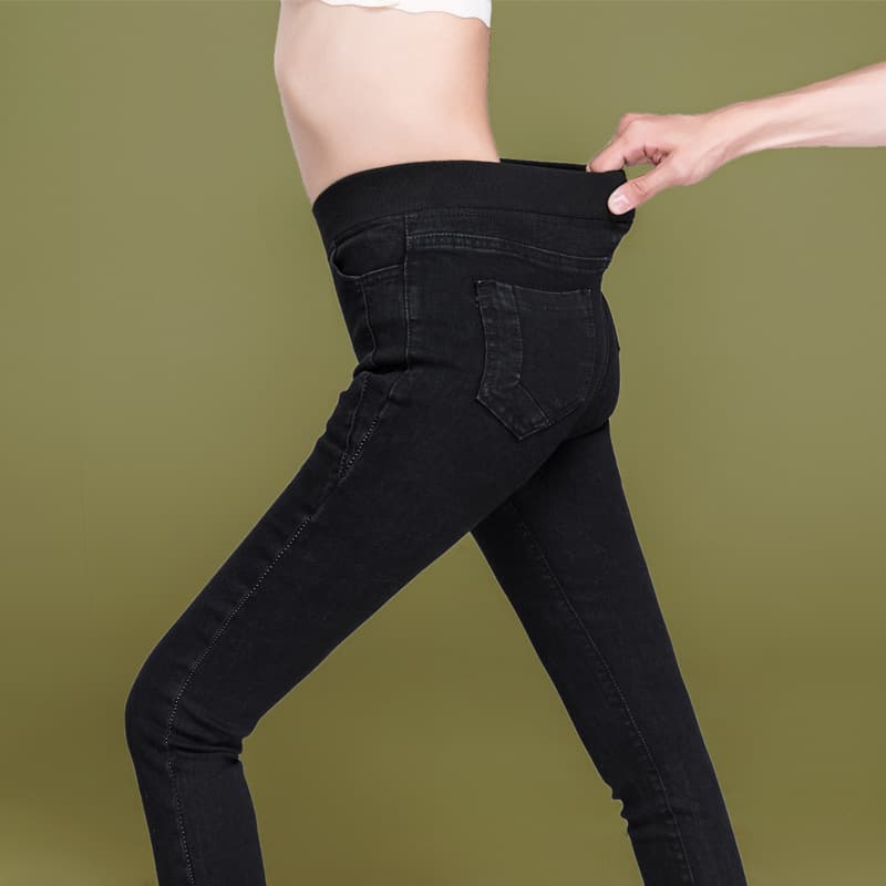 グレー パンツ スキニーパンツ 伸縮性抜群の細身デニム