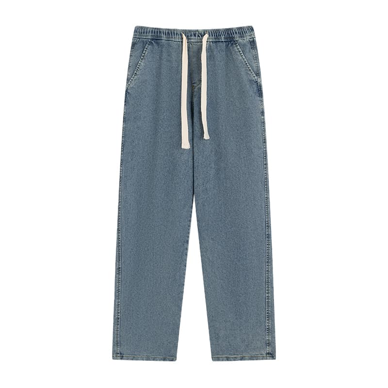 グレー パンツ リラックス ゆったりデニム