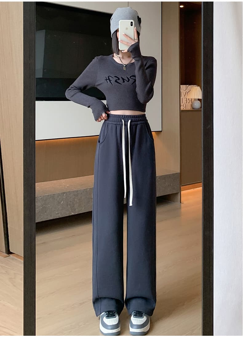スラックスパンツ リラックス ドロスト ロングパンツ
