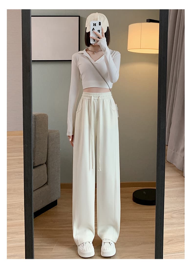 スラックスパンツ リラックス ドロスト ロングパンツ