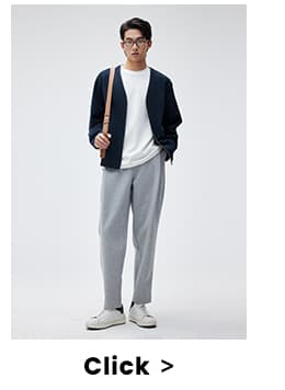 グレー パンツ やわらか素材 リラックステーパードパンツ