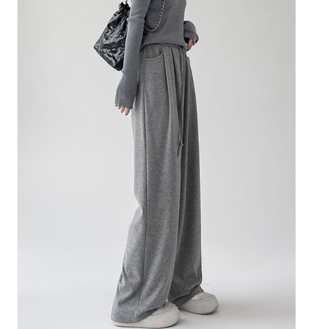 グレー パンツ グレー パンツ リラックスフレアパンツ