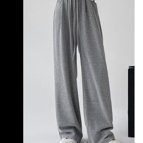 グレー パンツ グレー パンツ リラックスフレアパンツ