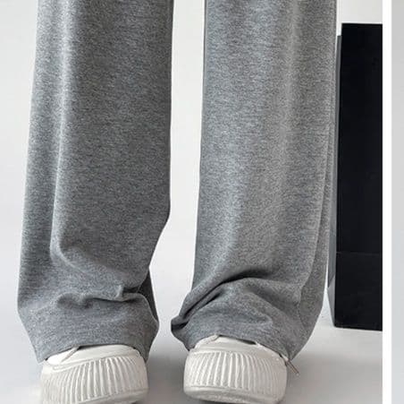 グレー パンツ グレー パンツ リラックスフレアパンツ