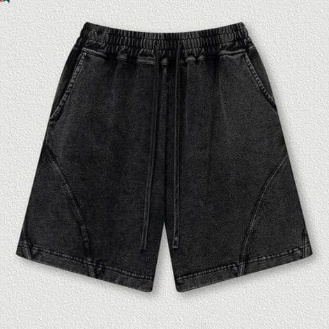 グレー パンツ ビンテージ風 ショートパンツ ストリート系 半ズボン 春夏 新作
