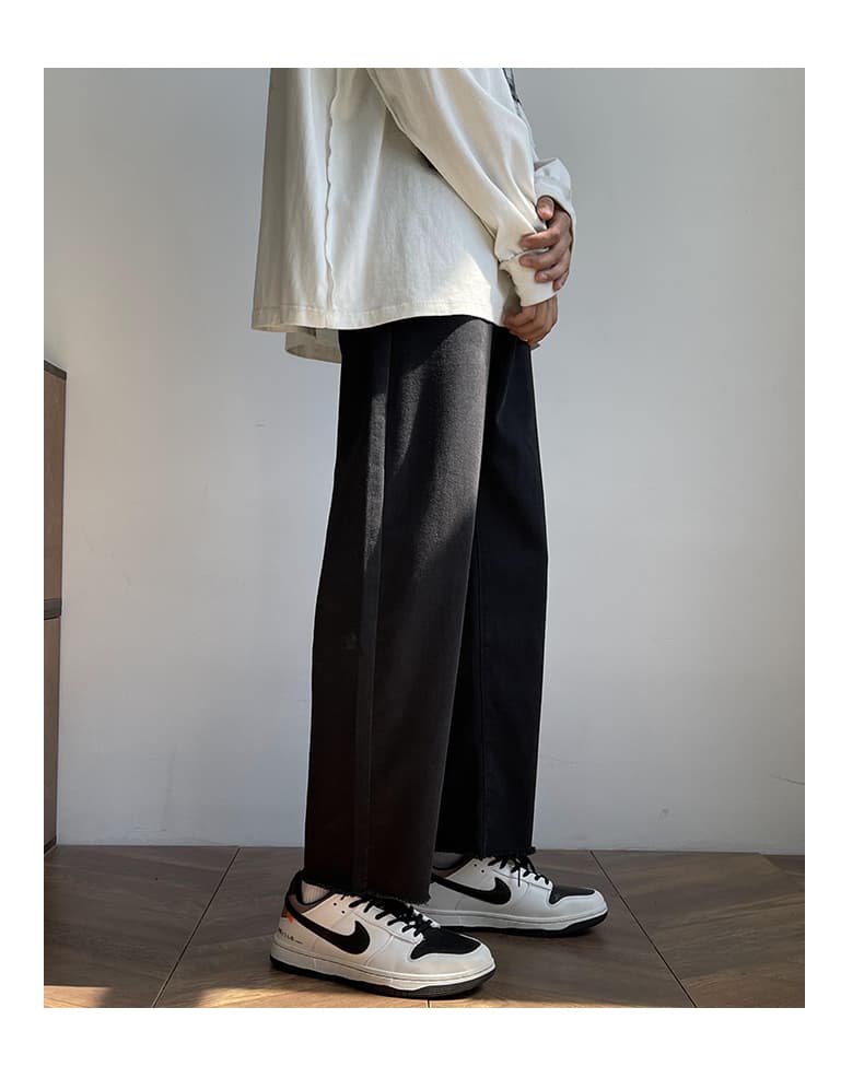 パンツ ストレート シルエット デニムパンツ