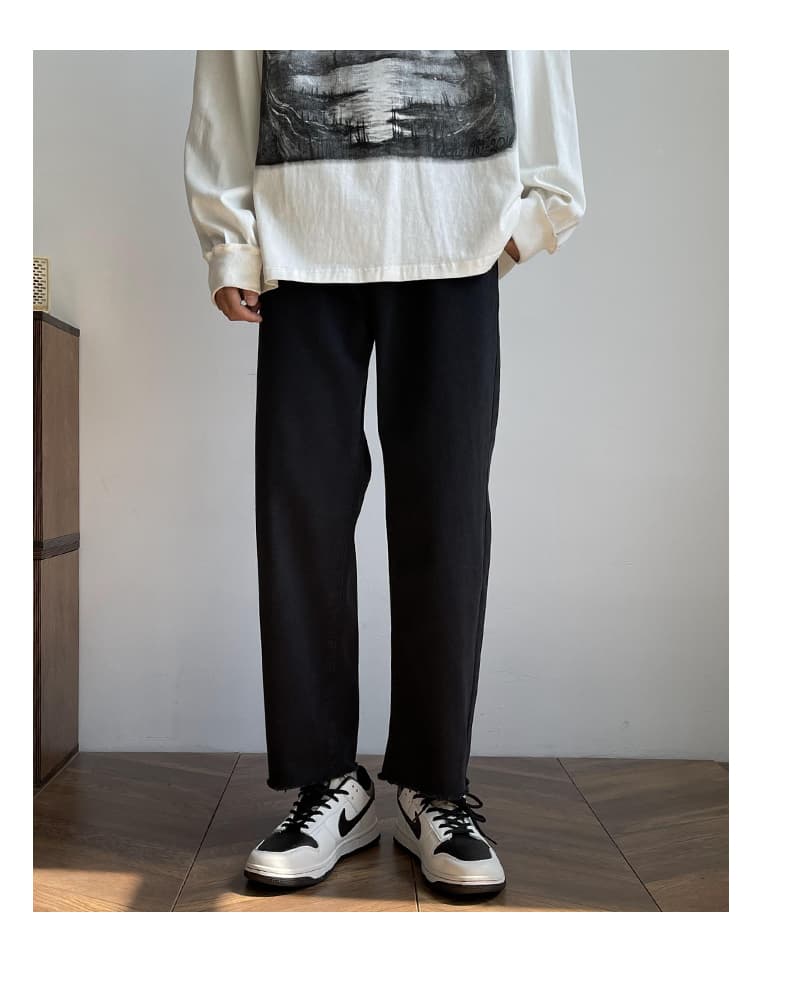 パンツ ストレート シルエット デニムパンツ
