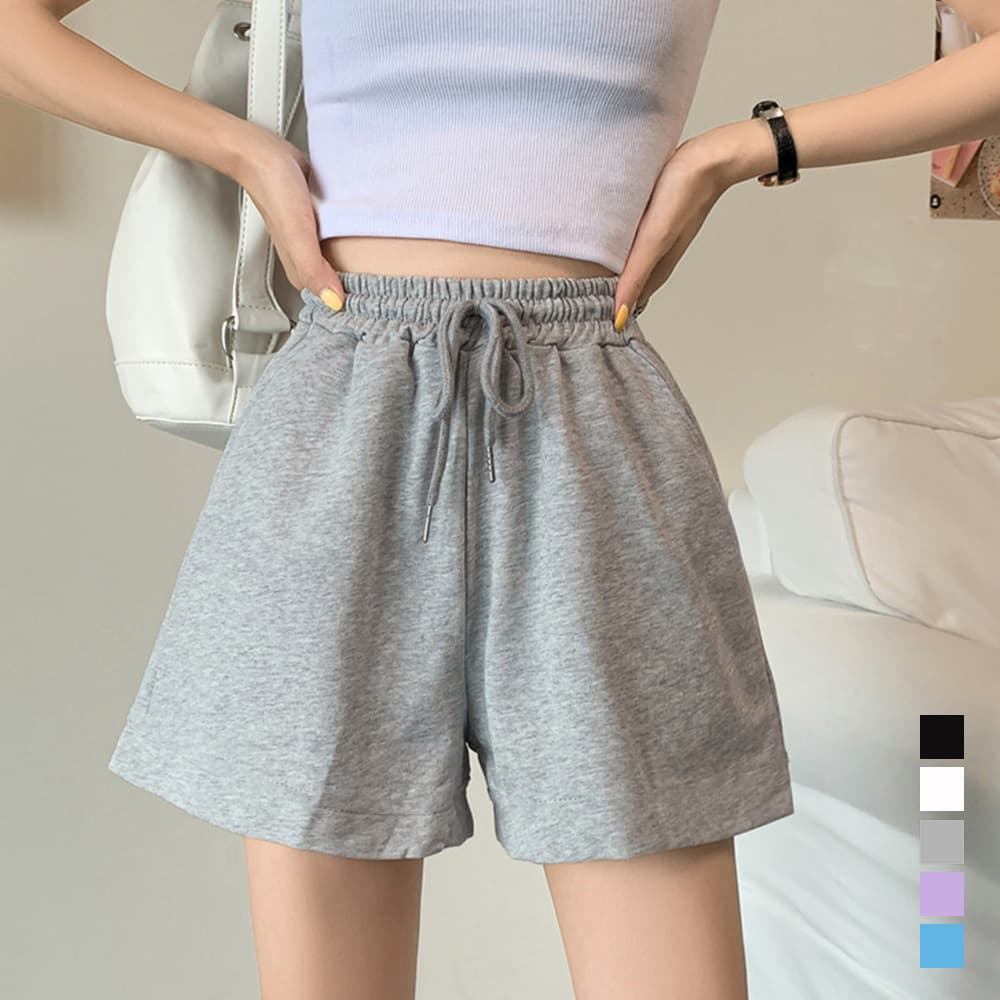 グレー パンツ グレー スウェット ショートパンツ レディース 春夏