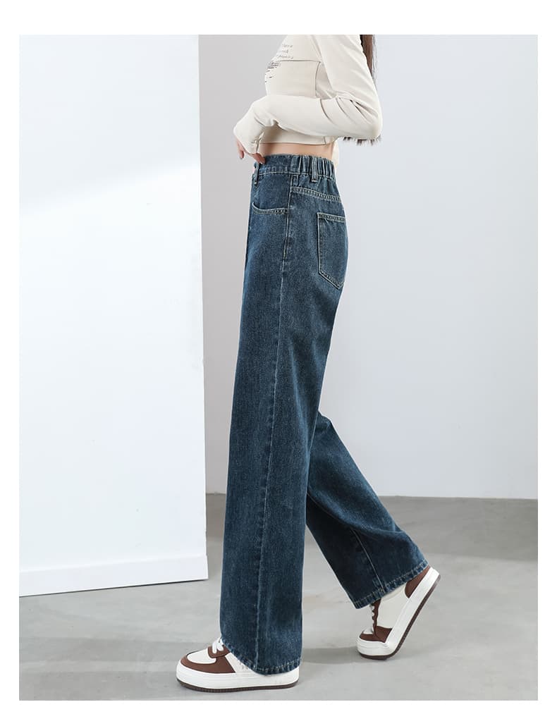 ワイドパンツ ゆったりシルエット デニムワイドパンツ