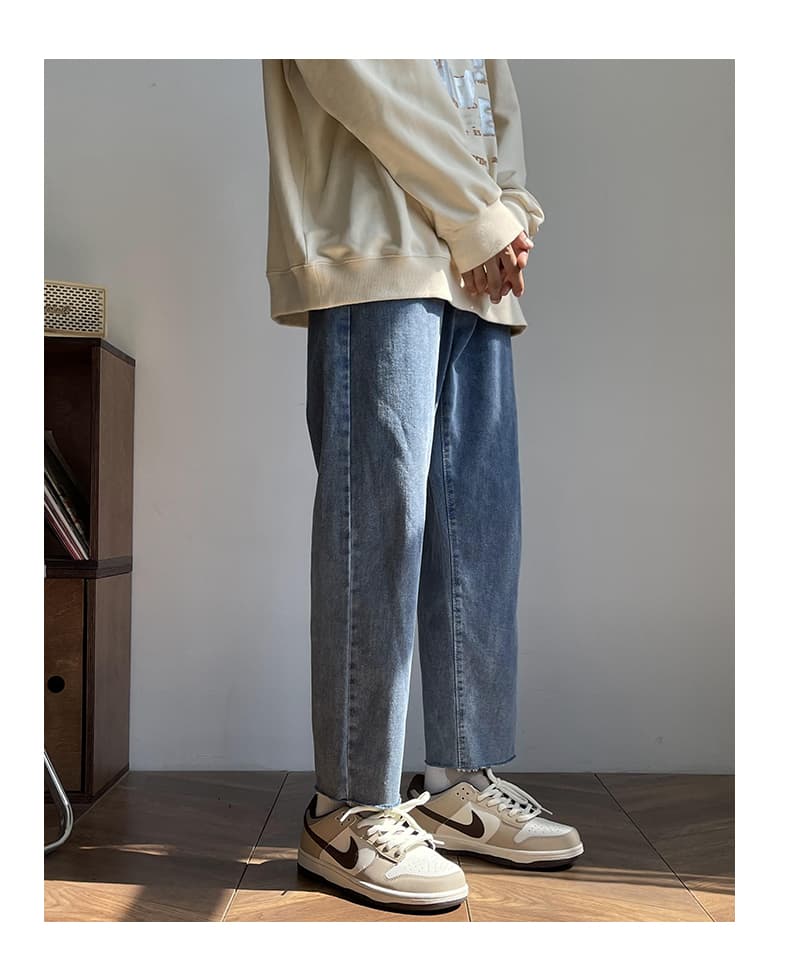 パンツ ストレート シルエット デニムパンツ