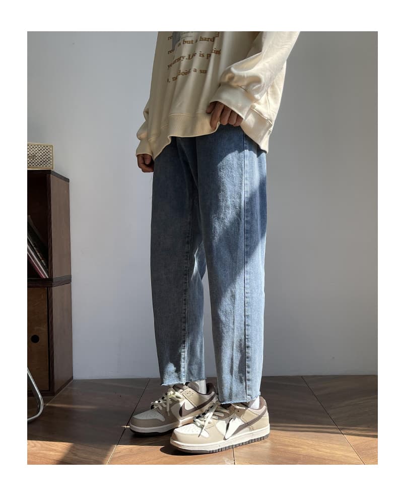 パンツ ストレート シルエット デニムパンツ