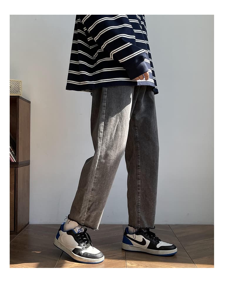 パンツ ストレート シルエット デニムパンツ