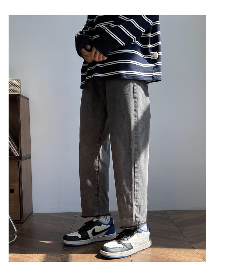 パンツ ストレート シルエット デニムパンツ