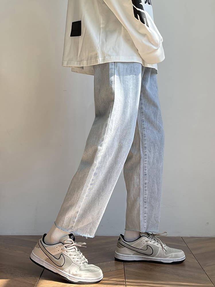 パンツ ストレート シルエット デニムパンツ